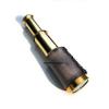 6" Handheld Brass Telescope with Leather Case Nautical Spyglass Telescope Pirate Navigation Gift view 3
