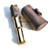 6" Handheld Brass Telescope with Leather Case Nautical Spyglass Telescope Pirate Navigation Gift view 4