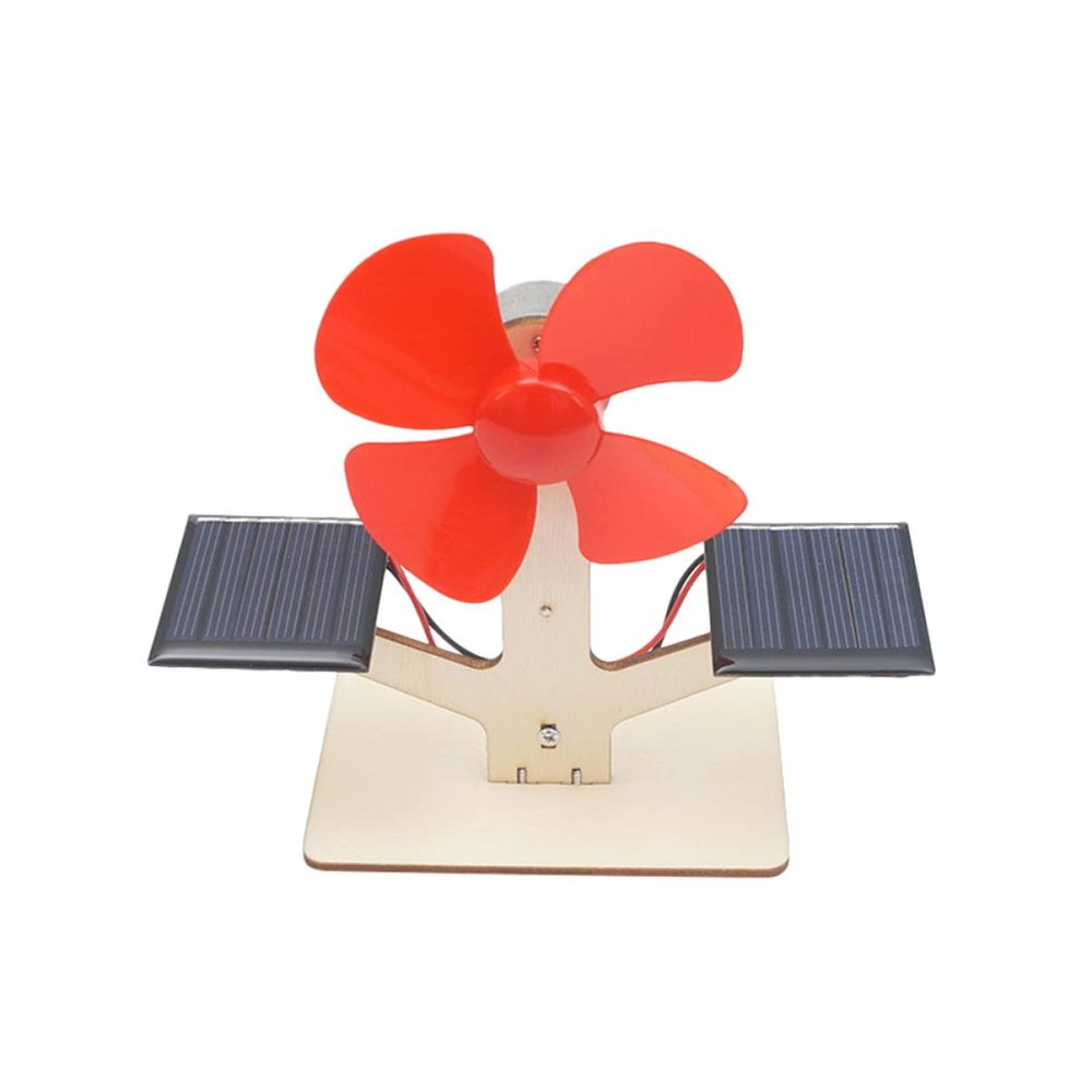 TOYANDONA Engineering Products Toys 1set for Kits Experiment Science Model Development Children Solar Brain of Educational Assembly Kids Fan DIY Students Scientific Solar Fan Toy