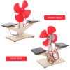 TOYANDONA Engineering Products Toys 1set for Kits Experiment Science Model Development Children Solar Brain of Educational Assembly Kids Fan DIY Students Scientific Solar Fan Toy view 3