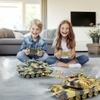 KAIM 1/24 RC Tank,Remote Control Tank for Boys with Smoke, Lights & Sounds,2.4GHz Ger Leopard II Army Model,Military Toys Gift for Kids Ages 6+ view 2