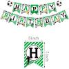BIEUFBJI Soccer Banner, Sports Themed Party Decor, for Baby Shower, Birthday (9.7x6.7 inches, Paper, Unisex) view 2