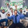 BIEUFBJI Soccer Banner, Sports Themed Party Decor, for Baby Shower, Birthday (9.7x6.7 inches, Paper, Unisex) view 3