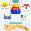 3-in-1 Detachable Swing for Toddlers to Teenagers Outdoors Play (Blue Chair with Snap Hooks) view 4