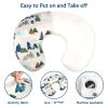 TANOFAR Nursing Pillow Cover, Neutral Breastfeeding Pillow Slipcover for Baby Boys & Girls, Ultra Soft Comfortable Newborn Nursing Pillow Case, Breathable & Washable, Adventure Mountain view 4