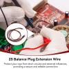 HERCHR 2S Balance Plug Extension Lead Wire 42cm/16.5" Silicone LiPo Battery Extended Charging Wire 20AWG JST-XH Connector Balance Power Cable Connector for RC Drone FPV Quadcopter (KST023) view 2