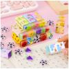 Cute Erasers for Kids Bulk 16 Pack Animal Food Fun Desk Pets Pencil Students School Supplies Prize Gifts Party Favors view 2