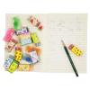 Cute Erasers for Kids Bulk 16 Pack Animal Food Fun Desk Pets Pencil Students School Supplies Prize Gifts Party Favors view 3