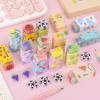 Cute Erasers for Kids Bulk 16 Pack Animal Food Fun Desk Pets Pencil Students School Supplies Prize Gifts Party Favors view 4