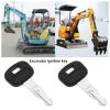 ECSiNG 10PCS 459A Ignition Starter Keys 459A RC411-53933 RC461-53930 Compatible with Kubota Mini Excavator Backhoe Skid Steer Track Loader Construction Machines Keys view 2