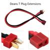 LinsyRC 3-Pack T Plug Male Connector to Female Connector Adapter Extension Cable with 11.8inch 14awg Wire for RC Battery Toy DIY Spare Part view 3
