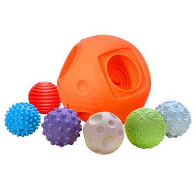 ROHSCE Balls for Toddlers 1-3 Baby Sensory Toys, Montessori Toys for Babies 6-12 Months Baby Toys, Sensory Ball BPA Free Teething Gift Toddler Balls Bath Toys with Bright Color Multi Textured