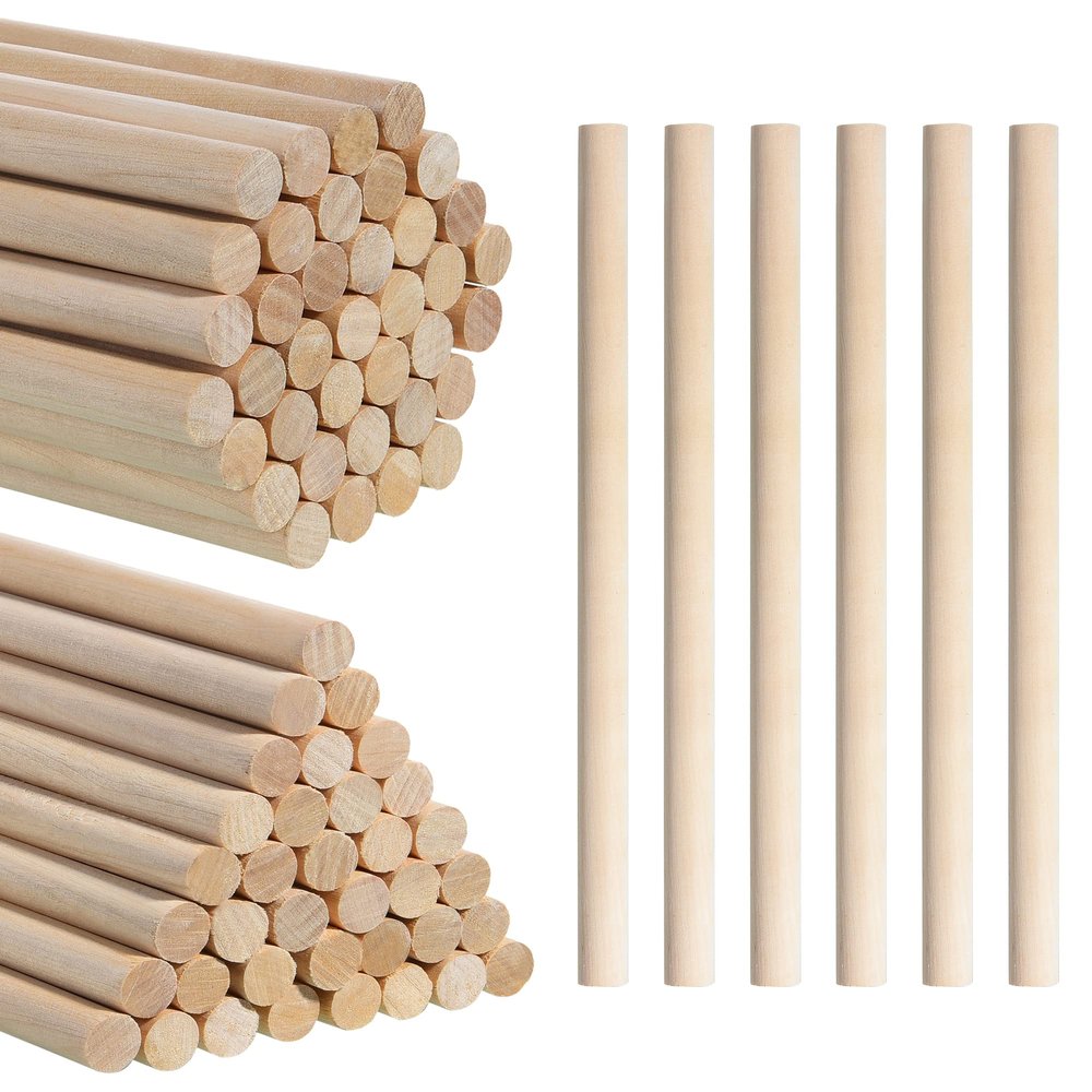 60 Pieces Rhythm Sticks for Kids Bulk, 12 Inch Wood Lummi Sticks Music Classroom Percussion Instruments