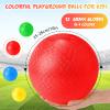 Jerify 12 Pcs Playground Balls Bulk 10 Inch Kickball Bouncy Balls for Kids Inflatable Bouncing Handball for Kids Adults Indoor Outdoor Games Gym Picnic Camp Yoga Exercise view 2