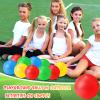 Jerify 12 Pcs Playground Balls Bulk 10 Inch Kickball Bouncy Balls for Kids Inflatable Bouncing Handball for Kids Adults Indoor Outdoor Games Gym Picnic Camp Yoga Exercise view 3