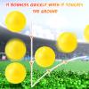 Jerify 12 Pcs Playground Balls Bulk 10 Inch Kickball Bouncy Balls for Kids Inflatable Bouncing Handball for Kids Adults Indoor Outdoor Games Gym Picnic Camp Yoga Exercise view 4