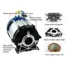 1200W 60V DC Brushless Differential Motor High-Power Electric Motor 18 Gear 3200 RPM Electric Tricycle Motor view 4