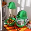 Sumind 48 Packs Construction Party Hats Kids Plastic Worker Helmet Bulk Toy for 3-8 Years Children Dress up Party Supplies(Green) view 3