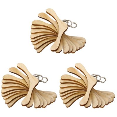 TOYANDONA 30 Pcs Doll Accessories Doll Closets Hangers Bjd Hanger Kids Earrings Clothing Rack Miniature Hangers Outfit Wardrobe Wooden Child Baby Decorations