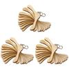 TOYANDONA 30 Pcs Doll Accessories Doll Closets Hangers Bjd Hanger Kids Earrings Clothing Rack Miniature Hangers Outfit Wardrobe Wooden Child Baby Decorations view 1