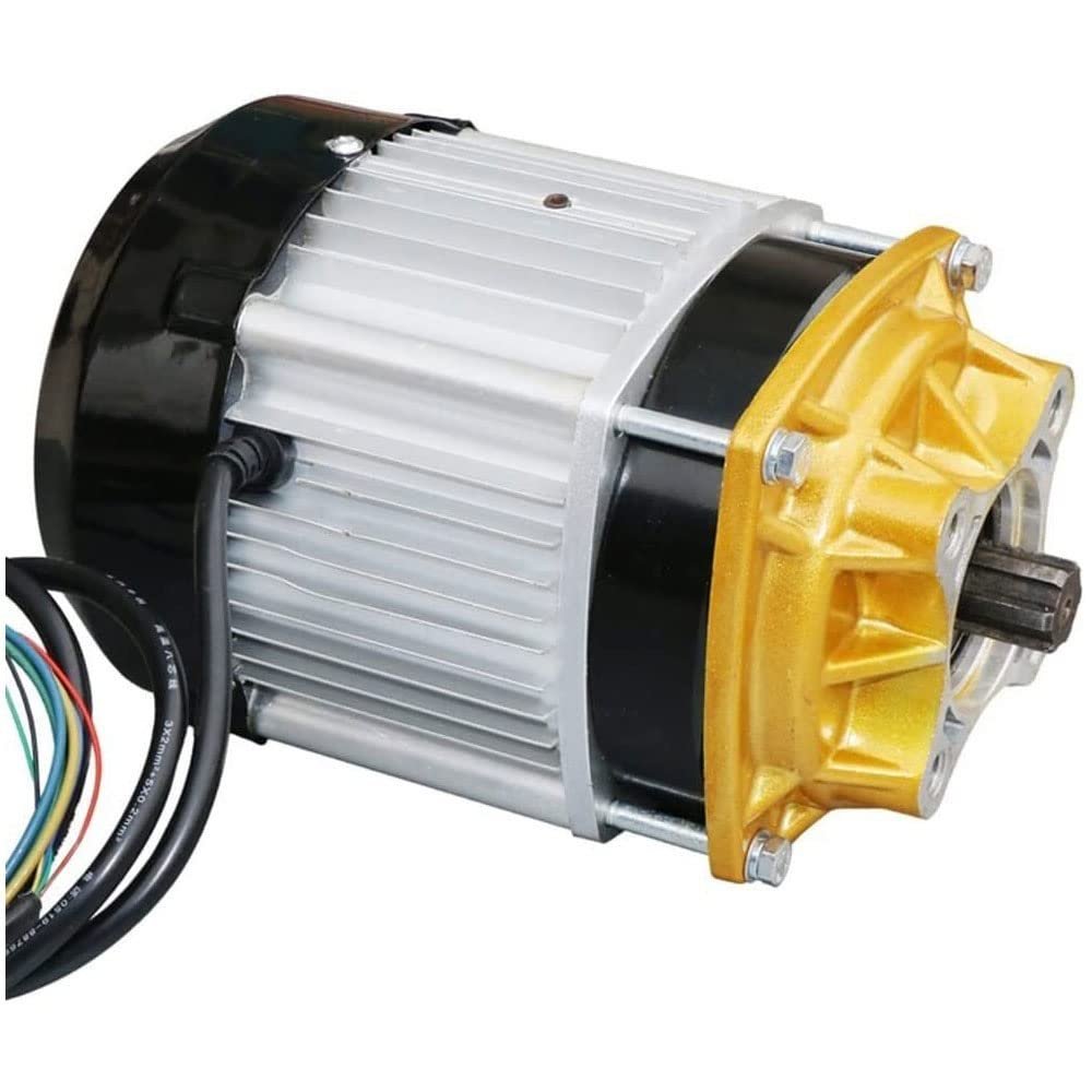 48V 500W 800W Brushless Motor Geared Motor 4000 RPM Electric Tricycle Gear Motor Low Noise Easy Installation 20MM Shaft Diameter