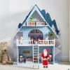 RiToEasysports 1:12 Dollhouse Santa Claus Ceramic Doll, Flexible Doll House Model Accessories Decoration Baby Toy view 2