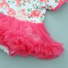 Reborn Baby Dolls Clothes Accessories Red Tutu Outfit for 17-23 Inch Reborn Newborn Baby Girl Clothing Set Super Cute Red Princess Dress 3pcs Set  view 4