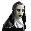 KROITY Nun Mask Horror Movie Decorative Props Witch Mask Halloween Cosplay Party Masquerade Costume Mask Female Ghost Scary Accessories Black view 4