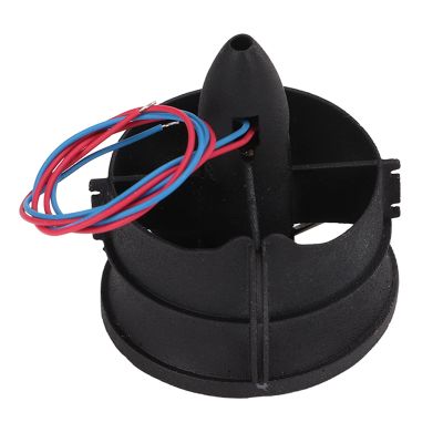 RC Ducted Fan, 6 Blades EDF Ducted Fan, 30mm K30 RC Duct Good Coordination Stable Strong Power High Efficiency Propeller Kit Set for 1S Power Ducted Aircraft(CCW)