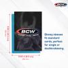BCW Elite2 Glossy Card Sleeves  Azure | Crystal-Clear Front | Textured Back | Fits 2.5" x 3.5" Cards - 100 Ct view 3