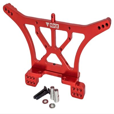 NHX RC Aluminum Rear Shock Tower -Red for 1/10 Traxxas 2WD Slash Bandit Stampede Rustler