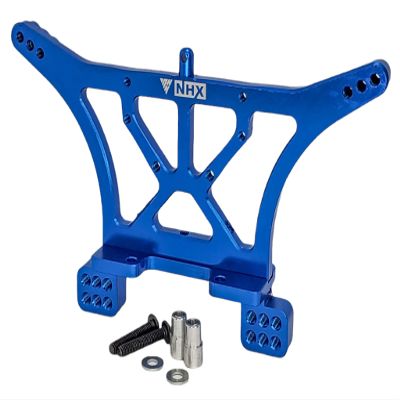 NHX RC Aluminum Rear Shock Tower -Blue :1/10 2WD Slash Bandit Stampede Rustler