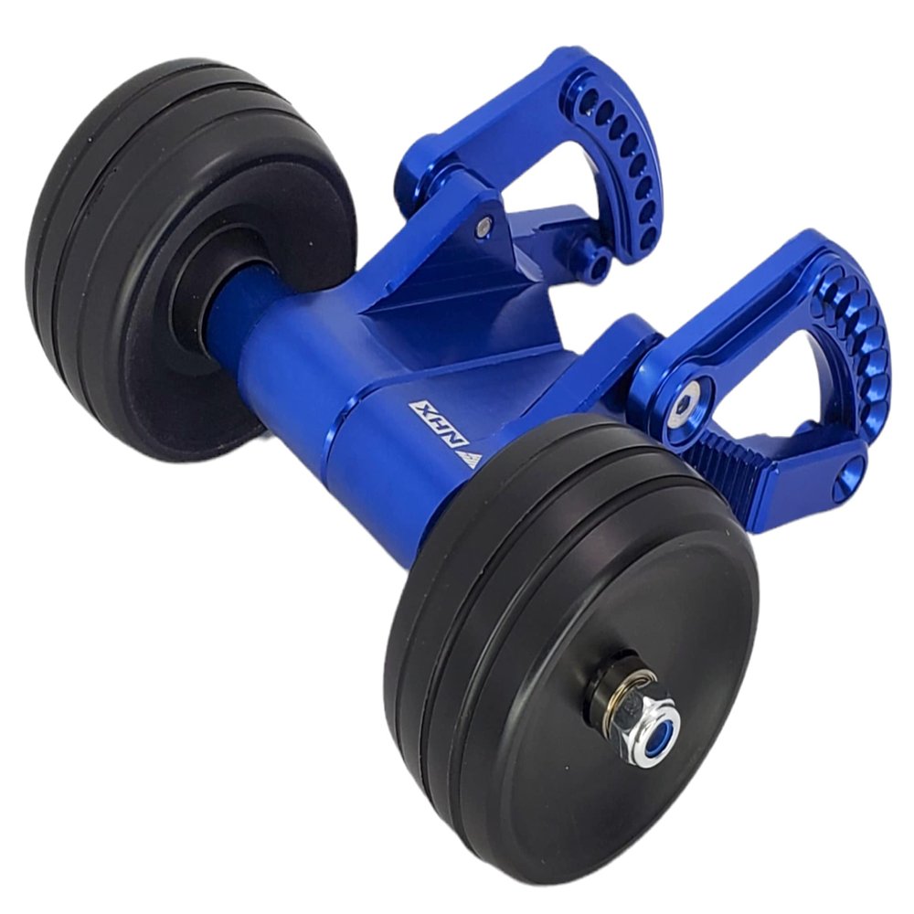 NHX RC Aluminum Adjustable Wheelie Bar 1/10 Blue E Revo 2.0