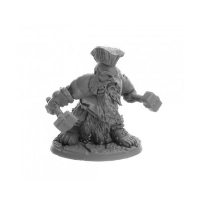 Reaper Dorn Ironspike Dwarf Warrior Miniature Figure 25mm Heroic Scale Bones USA Miniatures