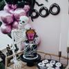 1 PCS Happy Halloween Cake Topper - Assembled Glitter Ghost Tree Tombstone Cake Pick for Theme Birthday Party Decorations Supplies view 4