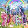 My Little Pony Dolls Rainbow Celebration, 6 Pony Figure Set, 5.5-Inch Dolls, Toys for 3 Year Old Girls and Boys, Unicorn Toys (Amazon Exclusive) view 3