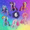 My Little Pony Dolls Rainbow Celebration, 6 Pony Figure Set, 5.5-Inch Dolls, Toys for 3 Year Old Girls and Boys, Unicorn Toys (Amazon Exclusive) view 4