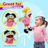 4E's Novelty Multicultural Hand Puppets for Kids - 8 Pack with Movable Mouth, Bulk Soft Plush Puppets for Kids Ages 4-8, for School Home Theater Shows, Teachers Classroom Supplies view 4
