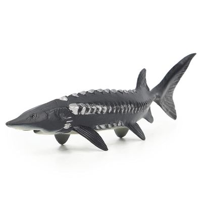 SUNGOOYUE Simulated Fish Model Toy, Portable Fake Sturgeon Fish Model Artificial Toy for Home Decoration(M-1528 Chinese Sturgeon)