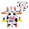Buckle Toys - Bessie Cow - Learning Activity Toddler Plane Travel Essential Toy - Develop Motor Skills and Problem Solving view 1