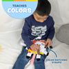 Buckle Toys - Bessie Cow - Learning Activity Toddler Plane Travel Essential Toy - Develop Motor Skills and Problem Solving view 3