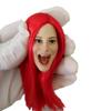 Fremego 1/6 Scale Female Head Sculpt,Female Pale Skin Open Mouth Expression Head Carved for 12inch Action Figure Body (B) view 1