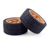 109mm RC Tires Wheel 17mm Hex Hub 8585 Tyre for ARRMA ZD Racing EX07 1/7 Limitless Speed BASH 4WD Brushless RC Racing Car ( Color : Black ) view 2