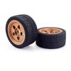 109mm RC Tires Wheel 17mm Hex Hub 8585 Tyre for ARRMA ZD Racing EX07 1/7 Limitless Speed BASH 4WD Brushless RC Racing Car ( Color : Black ) view 3