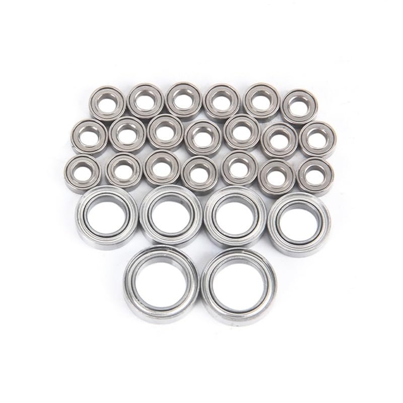 26Pcs Portal Axle Ball Bearing Set for WPL C14 C24 C24-1 C34 C44 B14 B24 1/16 RC Car Upgrade Parts ( Color : Lavender )