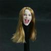 Fremego 1/6 Scale Female Head Sculpt,Female Pale Skin Open Mouth Expression Head Carved for 12inch Action Figure Body (A) view 1