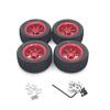 BAIJAC Compatible with WLtoys/ WPL Model/ MN Model/ LC /HL etc. RC Car Metal Upgrade Modified Parts Set of Wheels & Tires Multiple ( Color : Gold ) view 3