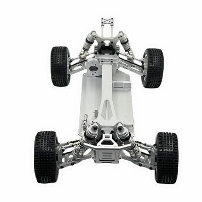 BAIJAC Compatible with WLtoys 1/12 124017 124019 RC Car Metal Modified Frame, Upgrade Spare Parts to Assemble The Frame, Excluding Electronic Equipment ( Color : Silver )