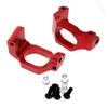 2Pcs Metal Front Caster Block C-Hub Carrier 8932 for 1/10 Traxxas Maxx Truck RC Car Upgrade Parts Accessories ( Color : Red ) view 1