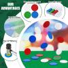 Lewtemi Set of 300 Opaque 1.45 Inch Plastic Poker Chips Plastic Learning Counting Counters Poker Chips Tokens with Storage Box for Adults Casino Card Play Learning Math(Blue, Red, Green, White) view 3